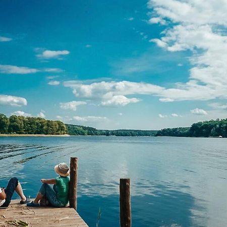 Holzhaus Direkt Am See Priepert エクステリア 写真