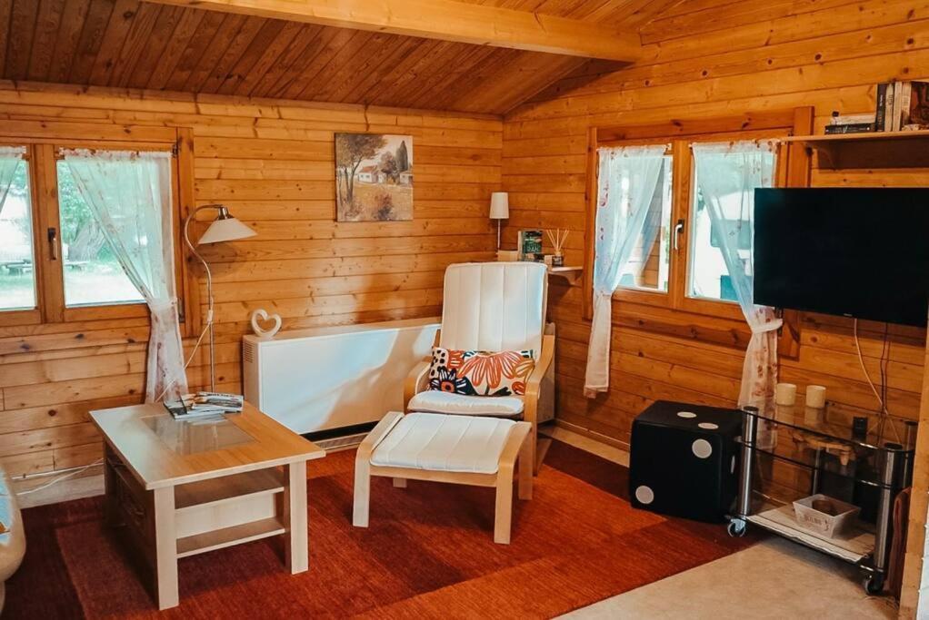 Holzhaus Direkt Am See Priepert エクステリア 写真